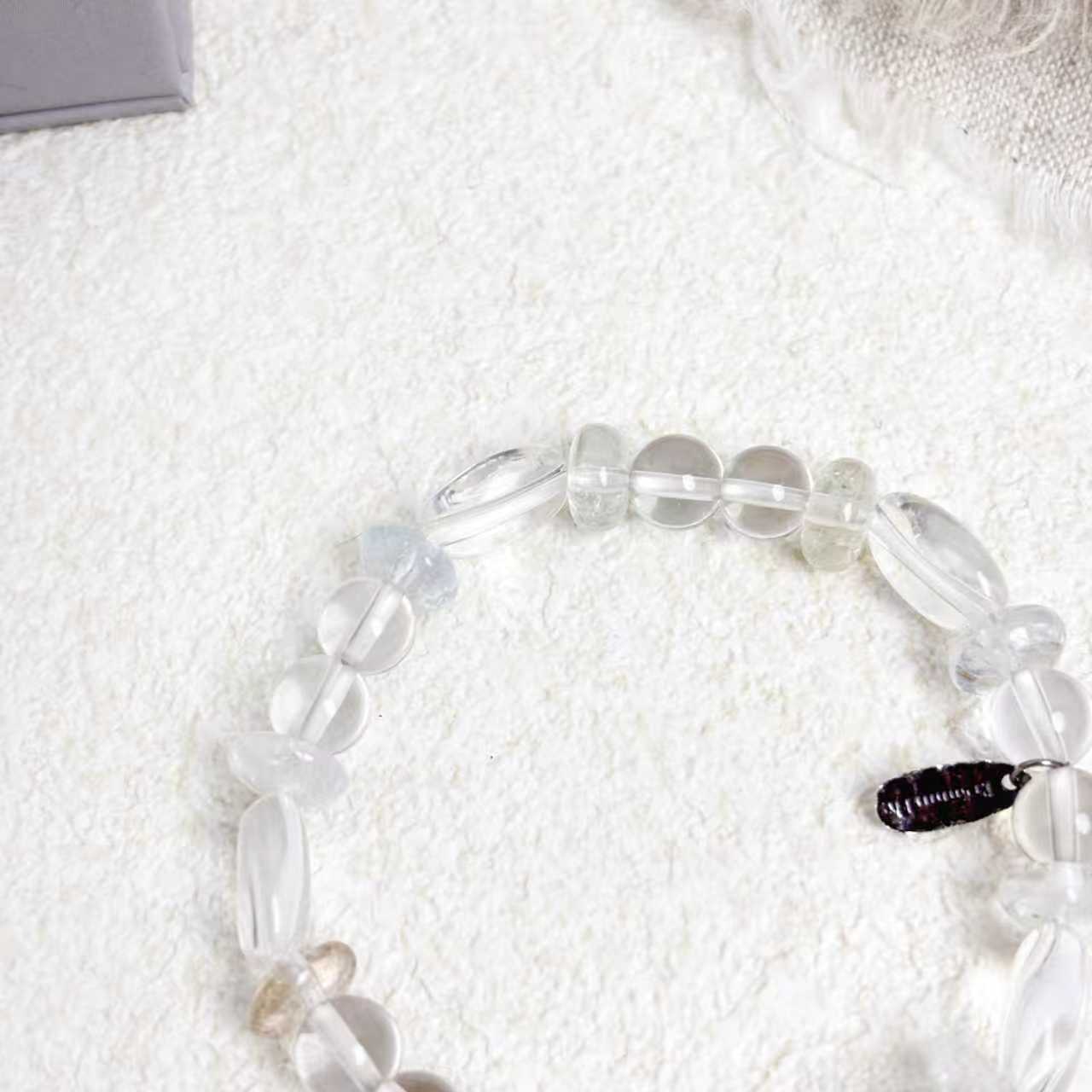 Lucent Realm - Clear Quartz & Topaz Bracelet