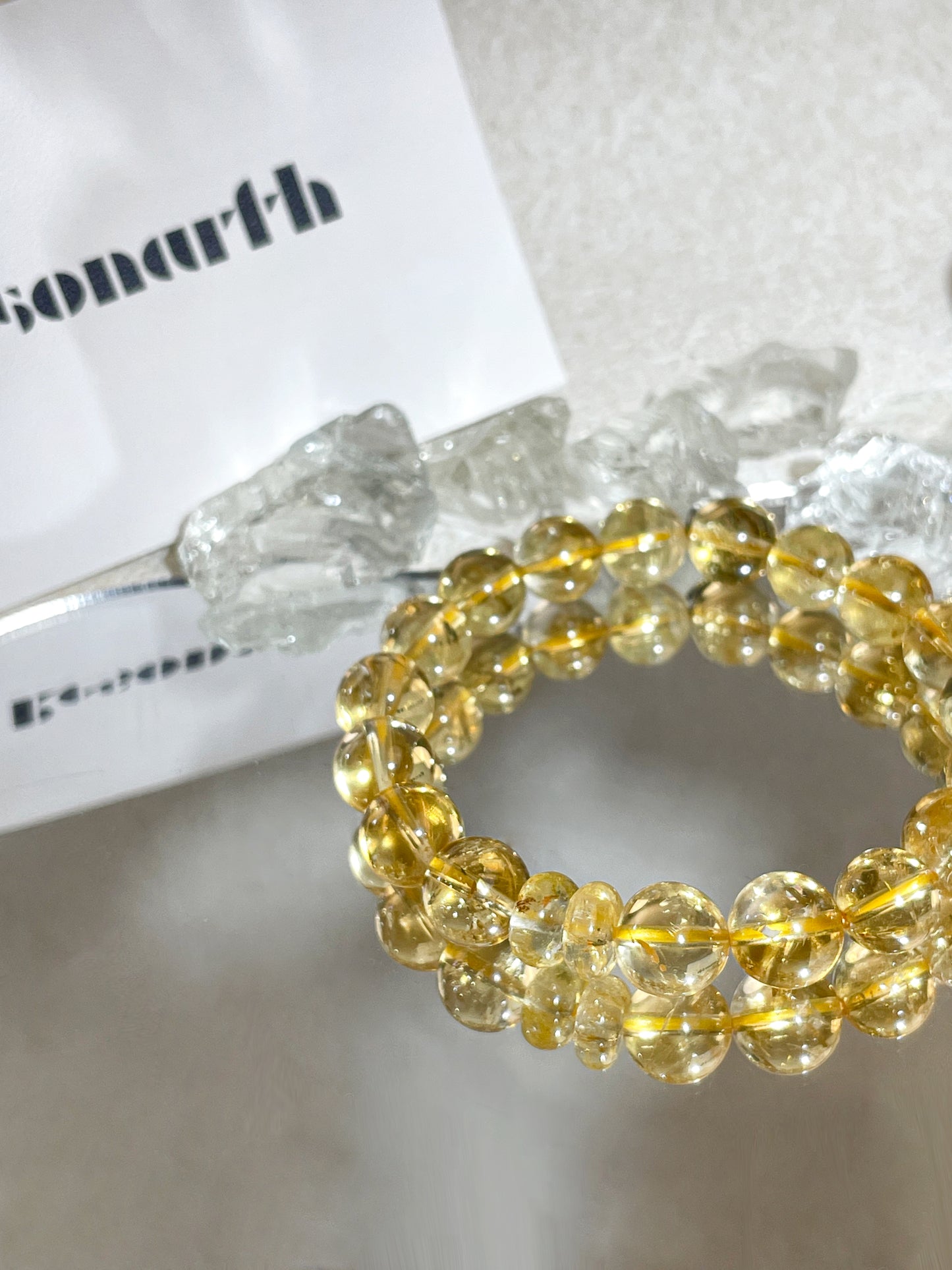 Luminous Amber - Citrine & Topaz Bracelet