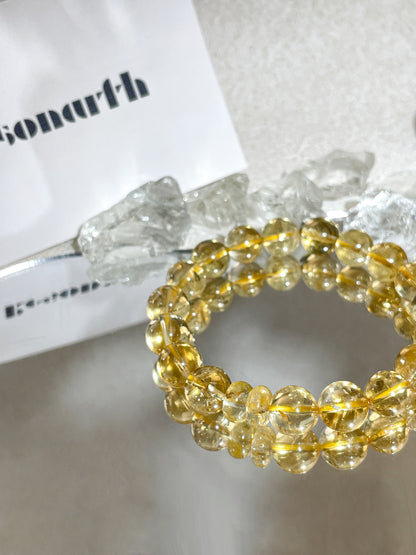 Luminous Amber - Citrine & Topaz Bracelet
