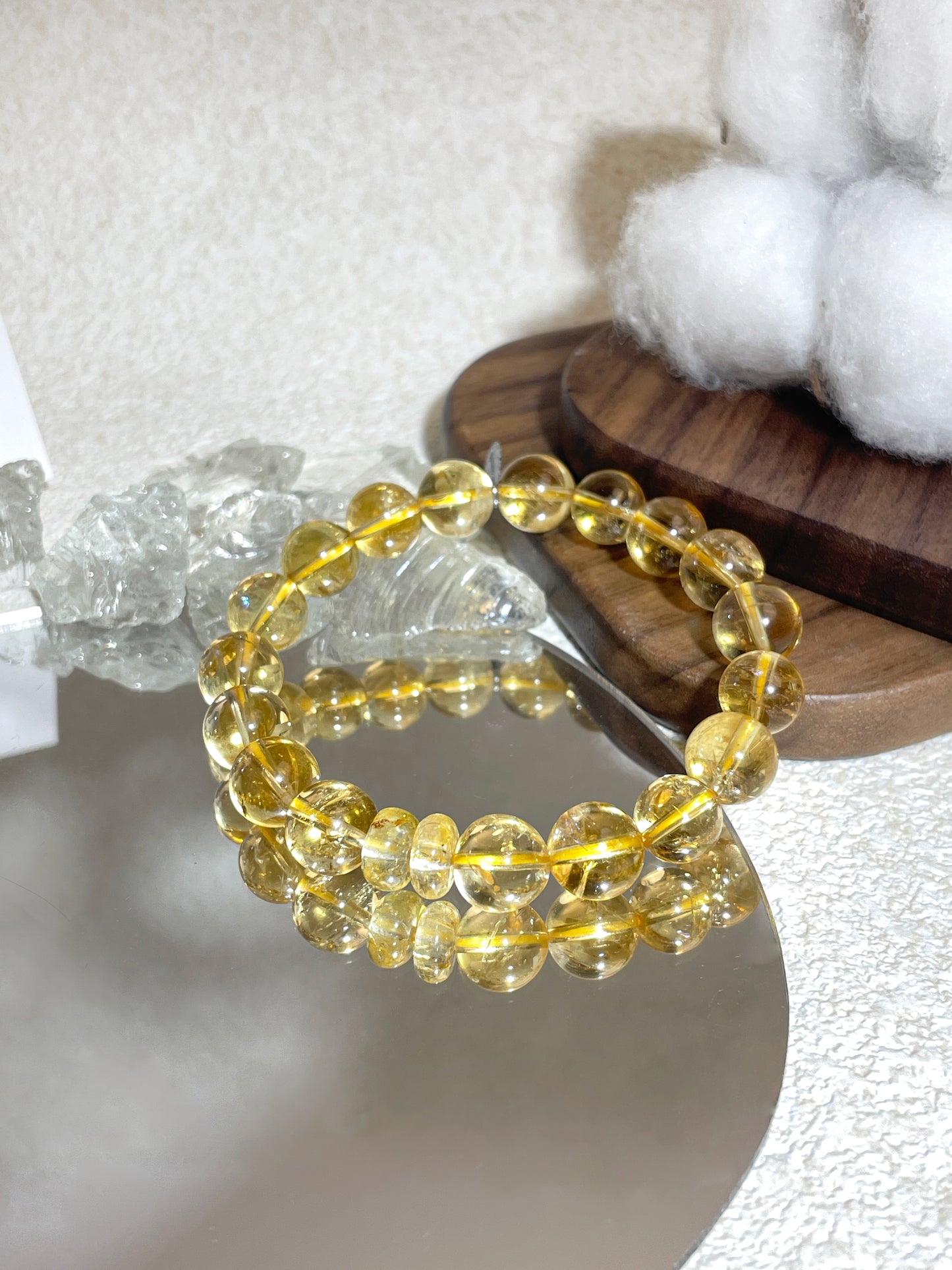 Luminous Amber - Citrine & Topaz Bracelet