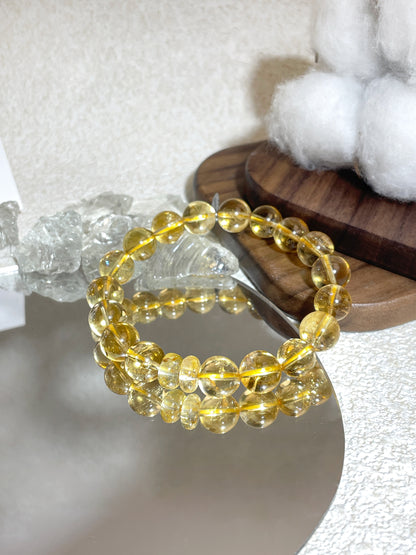 Luminous Amber - Citrine & Topaz Bracelet