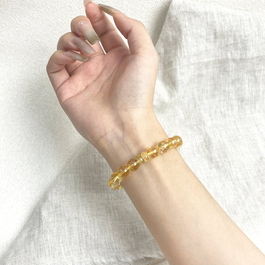 Luminous Amber - Citrine & Topaz Bracelet