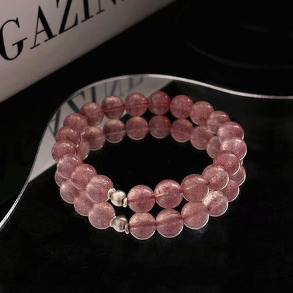 MOD-12 Noise - Strawberry Quartz Bracelet