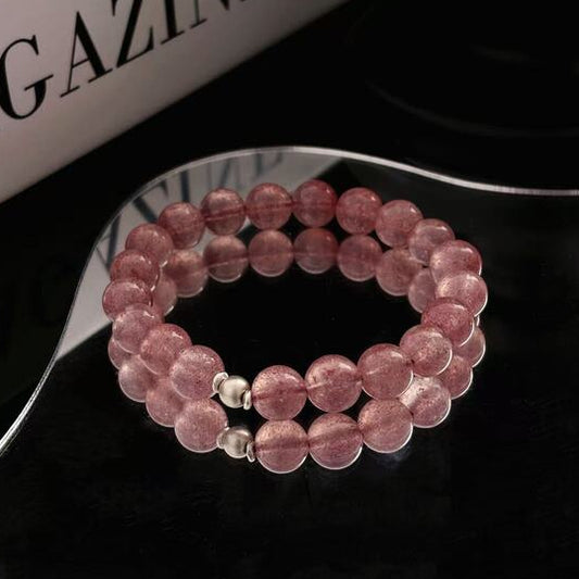 MOD-12 Noise - Strawberry Quartz Bracelet