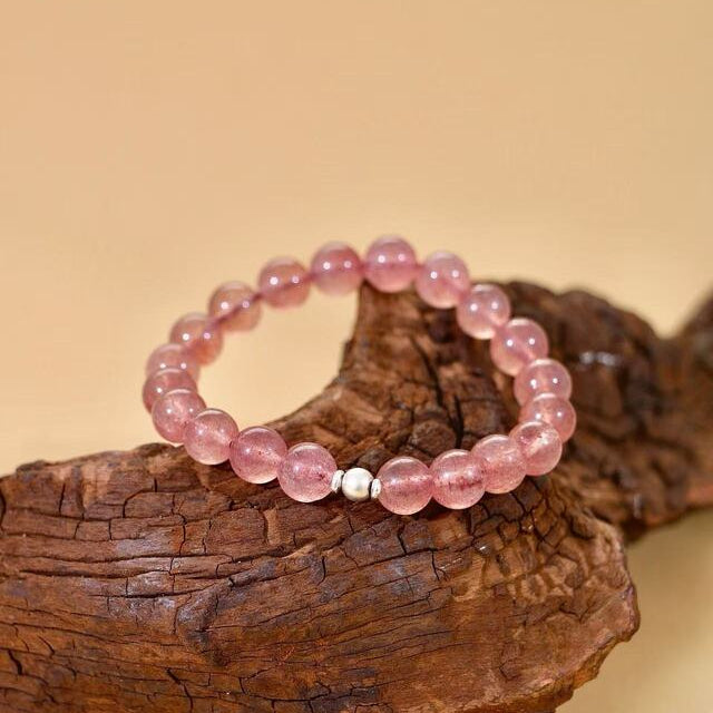 MOD-12 Noise - Strawberry Quartz Bracelet