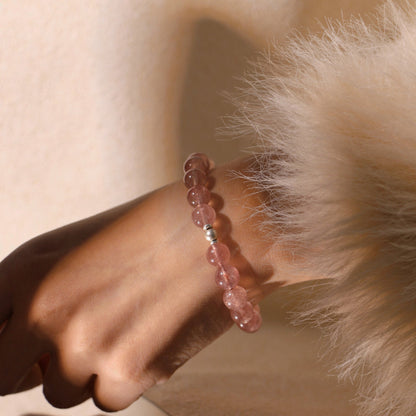MOD-12 Noise - Strawberry Quartz Bracelet