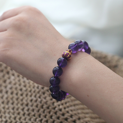 Muse - 10mm Amethyst Bracelet