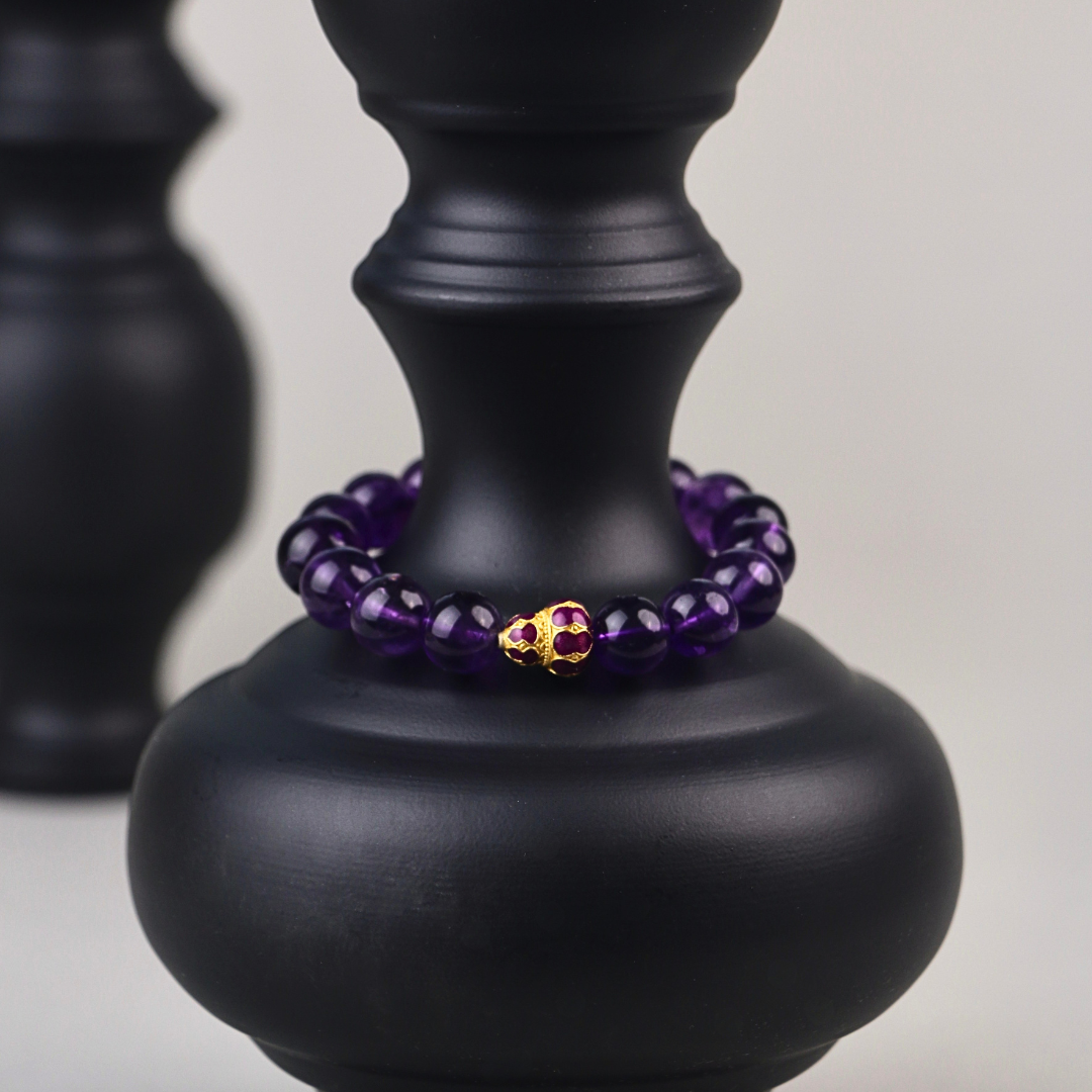 Muse - 10mm Amethyst Bracelet