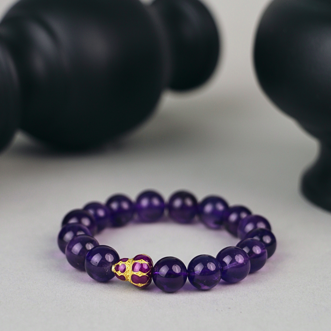 Muse - 10mm Amethyst Bracelet