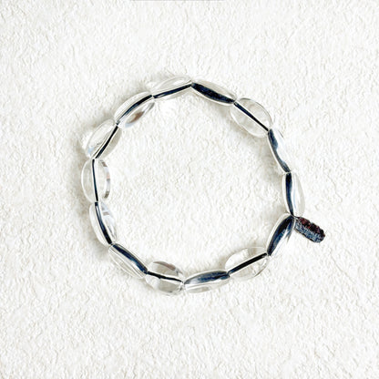 Oval Clear Quartz Bracelet