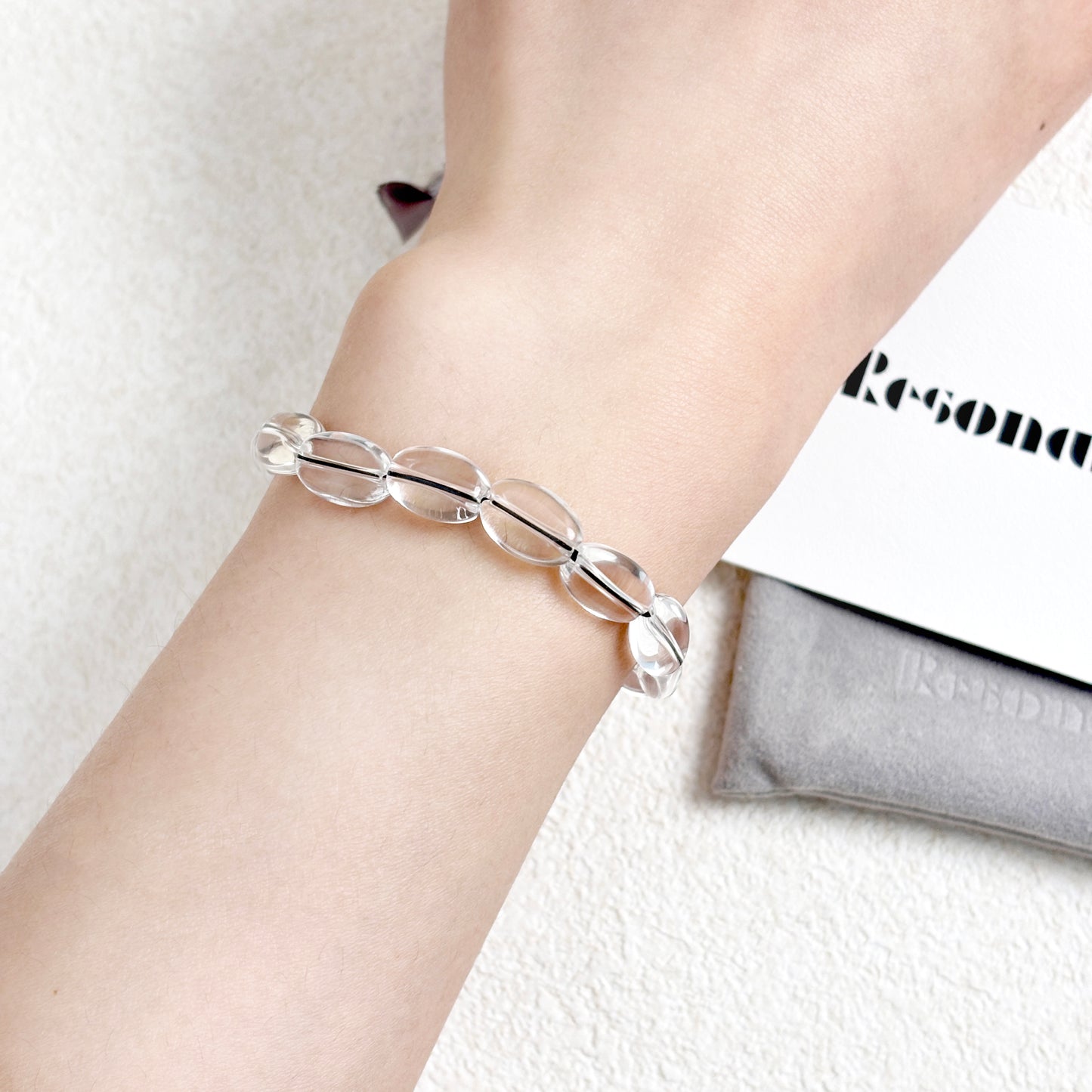 Oval Clear Quartz Bracelet