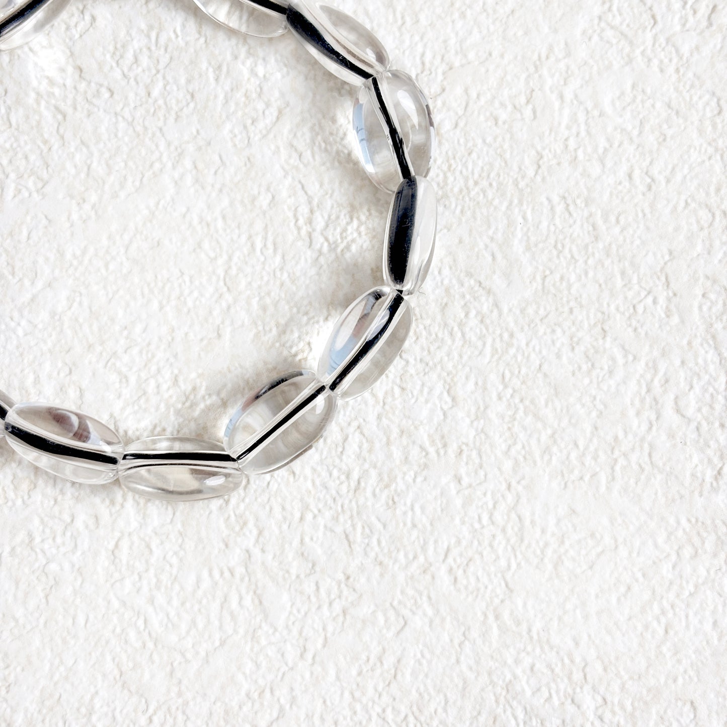 Oval Clear Quartz Bracelet