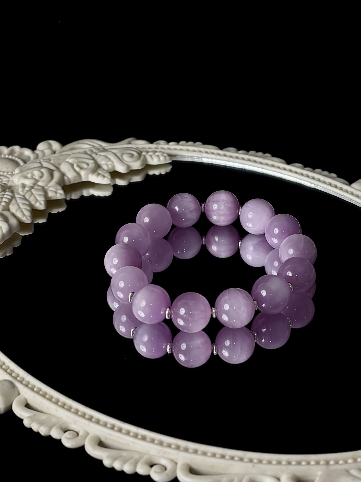 Pale Dream - Kunzite & Silver Bracelet | Soft Lavender Glow