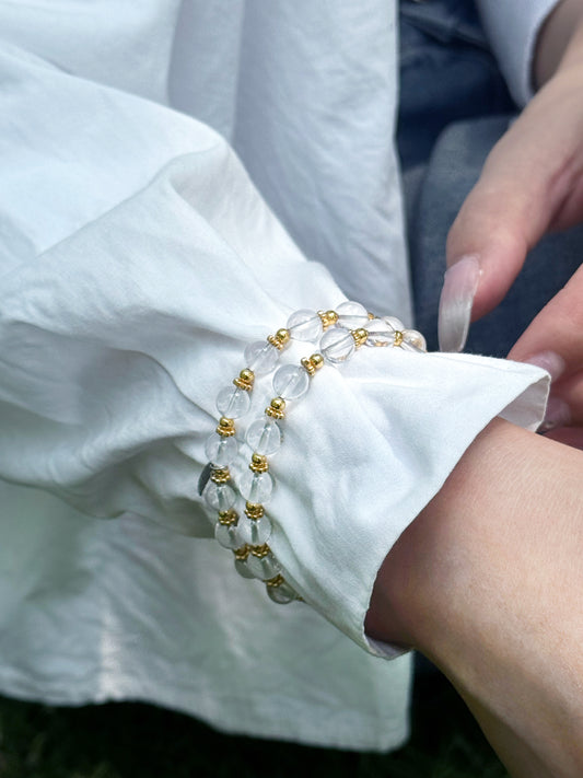 Realm of White Day - Clear Quartz Bracelet