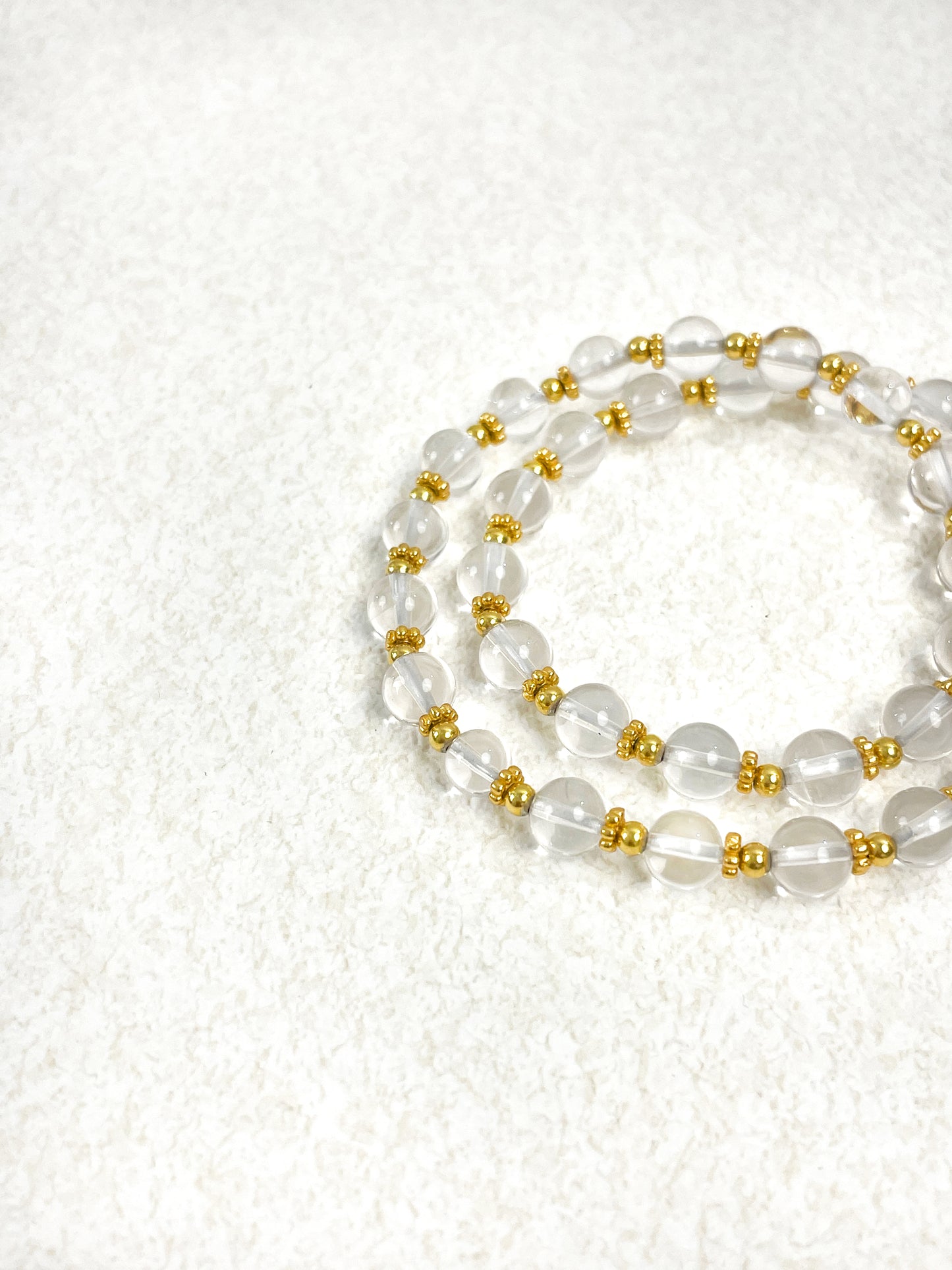 Realm of White Day - Clear Quartz Bracelet