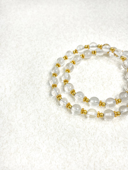 Realm of White Day - Clear Quartz Bracelet