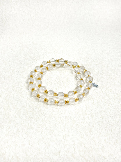 Realm of White Day - Clear Quartz Bracelet