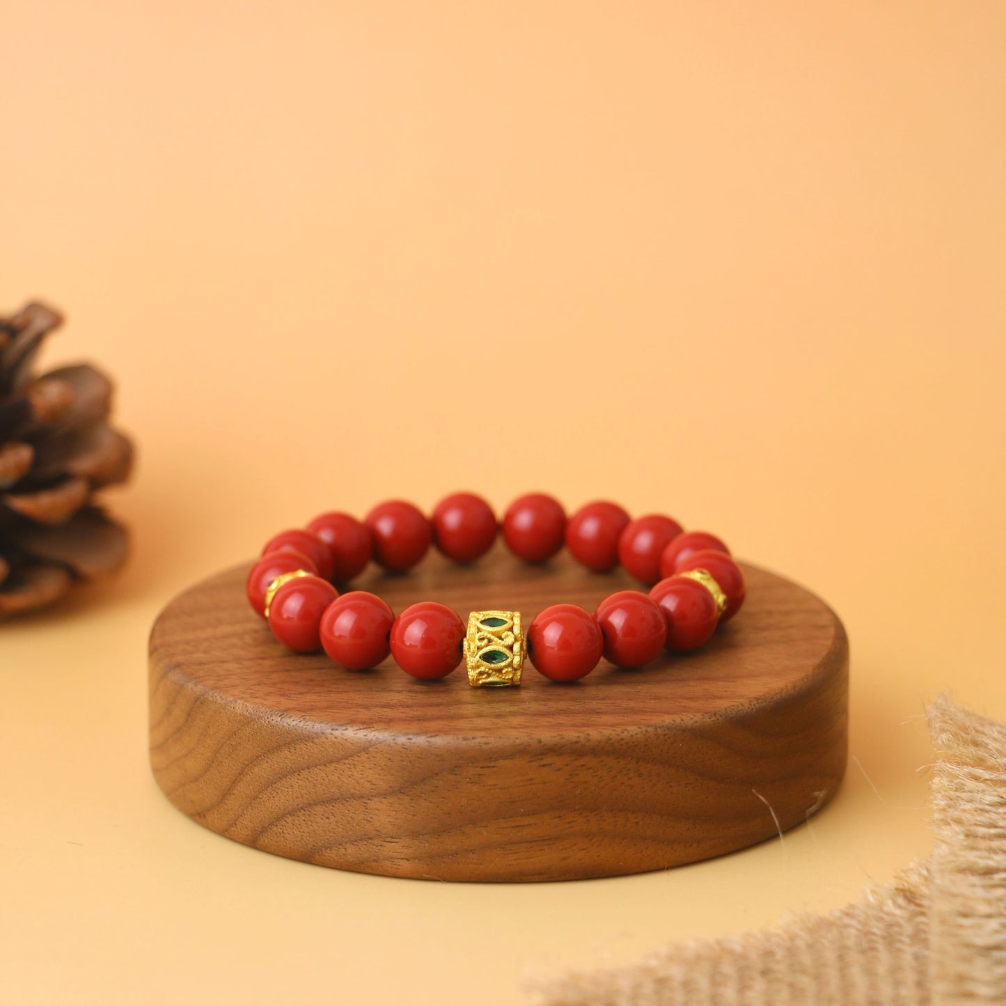 Red on the Way - Cinnabar Bracelet