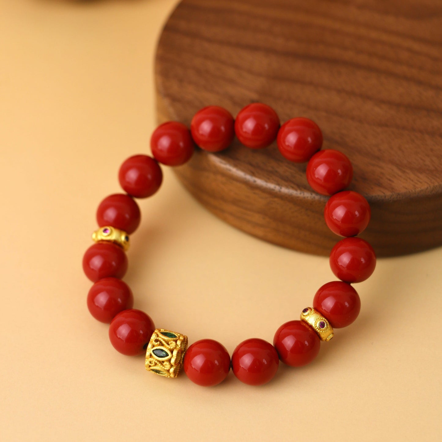 Red on the Way - Cinnabar Bracelet