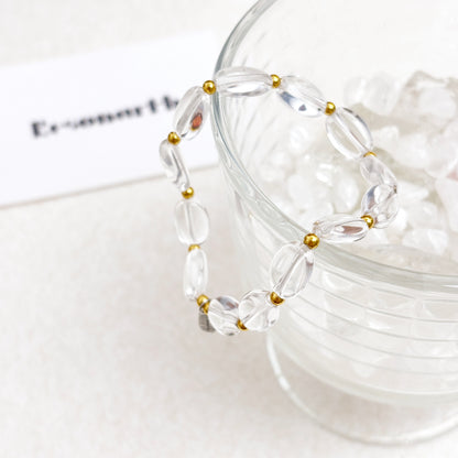 ReverGlow · MindGleam - Clear Quartz Bracelet Set