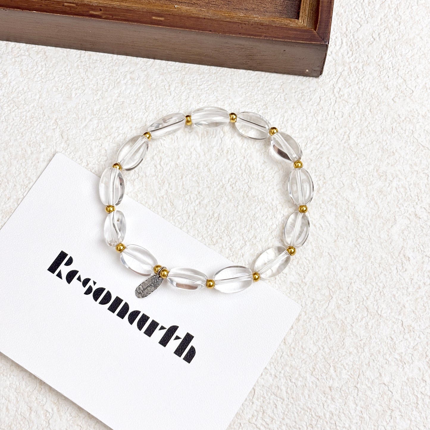 ReverGlow · MindGleam - Clear Quartz Bracelet Set