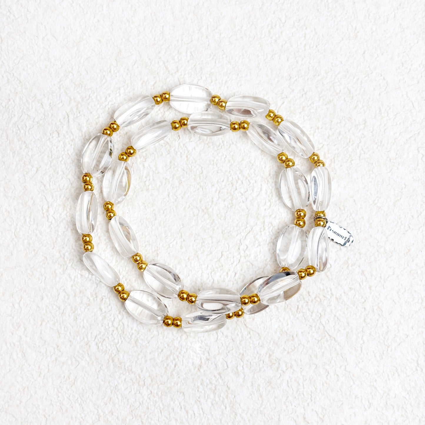 ReverGlow · MindGleam - Clear Quartz Bracelet Set