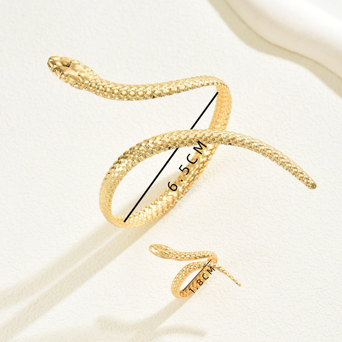 Serpent Grace - Bracelet & Ring Set