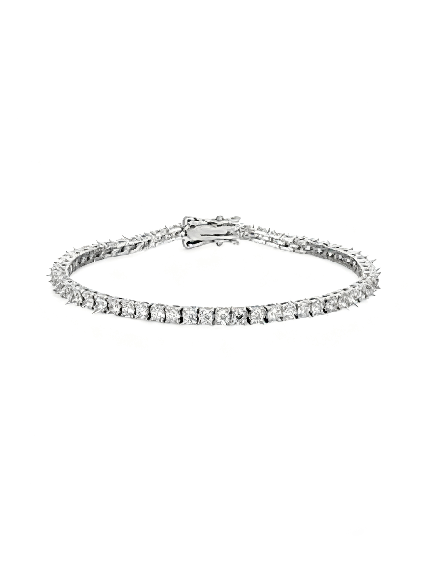 Silver Grace - Sparkling Silver Tennis Bracelet