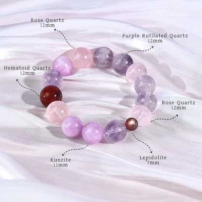 Smoky Dew & Seed - Multi-Stone Crystal Bracelet