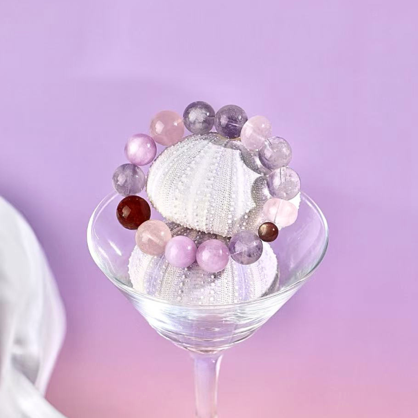 Smoky Dew & Seed - Multi-Stone Crystal Bracelet