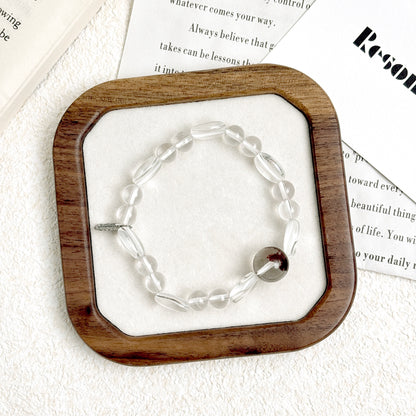 Resonarth Red Phantom & Clear Quartz Bracelet