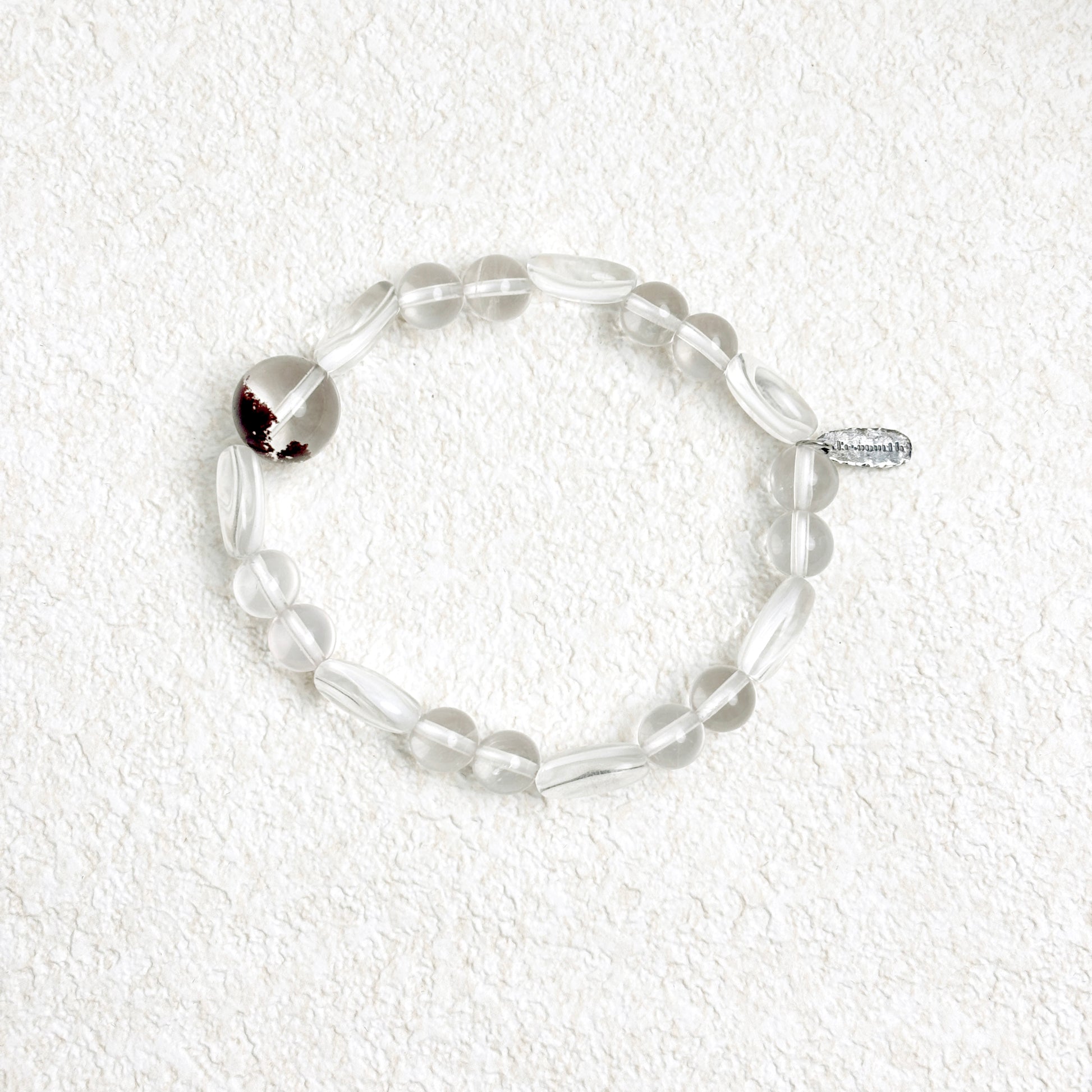 Resonarth Red Phantom & Clear Quartz Bracelet