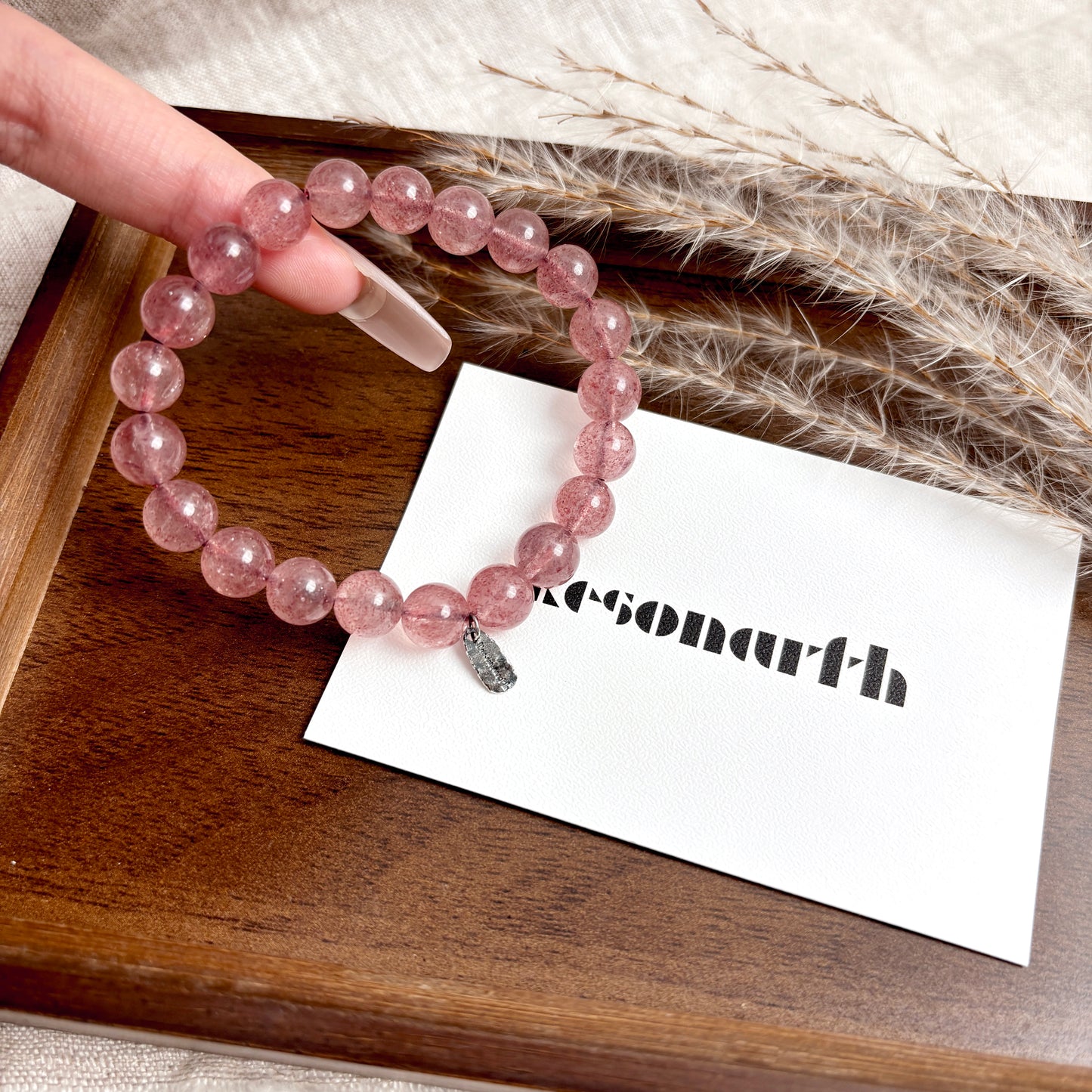 Strawberry Quartz Bracelet | Love & Healing