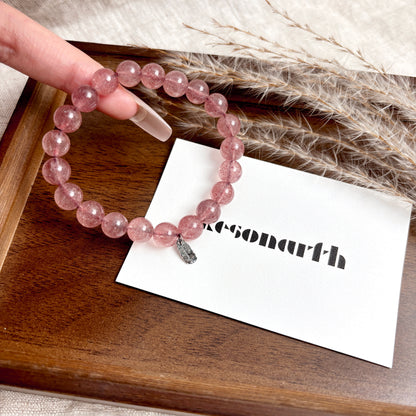 Strawberry Quartz Bracelet | Love & Healing