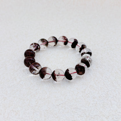 Trace of Rouge – Red Phantom Quartz Bracelet