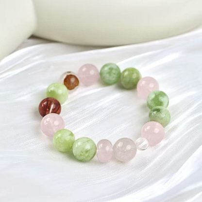 Verdant Rosé - Multi-Stone Crystal Bracelet
