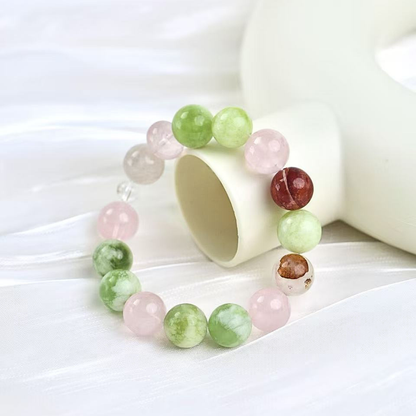 Verdant Rosé - Multi-Stone Crystal Bracelet