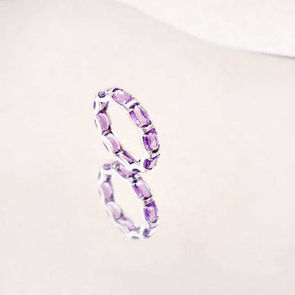 Violet Echo – Amethyst Ring | Calm & Clarity