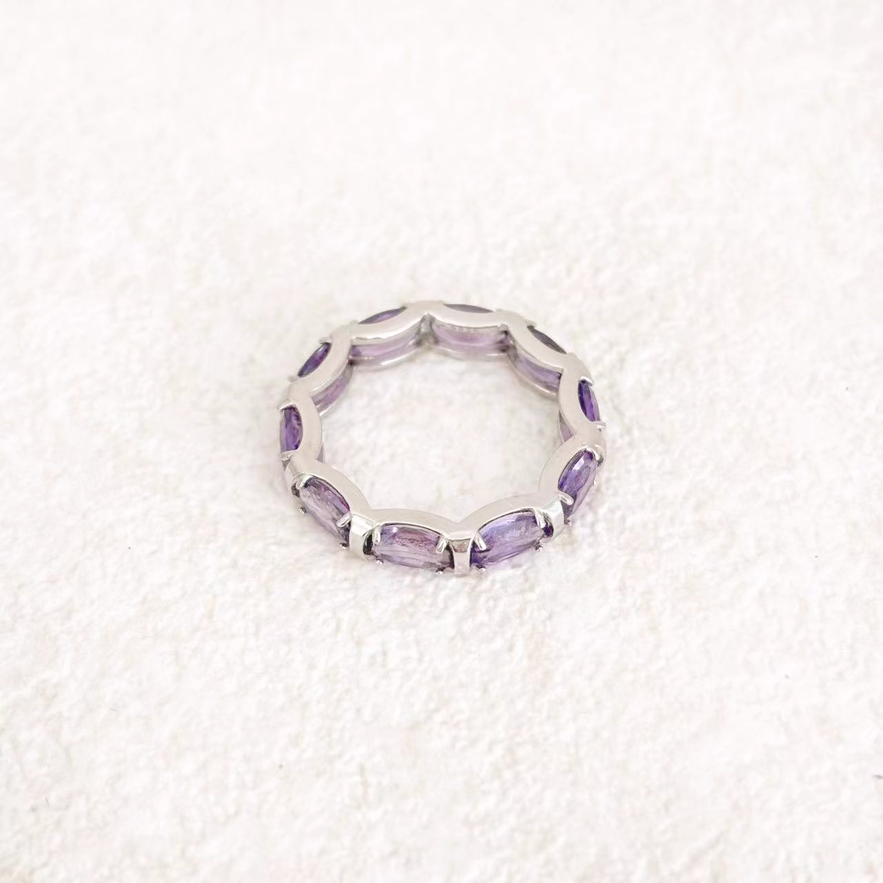 Violet Echo – Amethyst Ring | Calm & Clarity