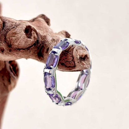 Violet Echo – Amethyst Ring | Calm & Clarity