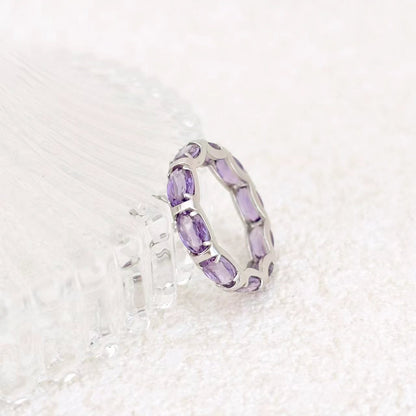 Violet Echo – Amethyst Ring | Calm & Clarity