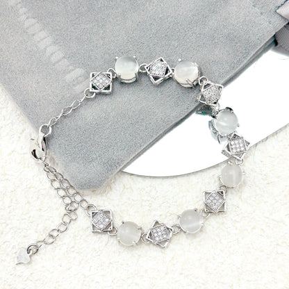 Whisper of Moon – Moonstone Bracelet