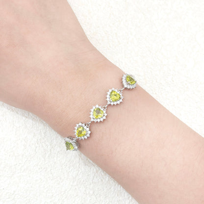 Whisper of Olive – Peridot Bracelet
