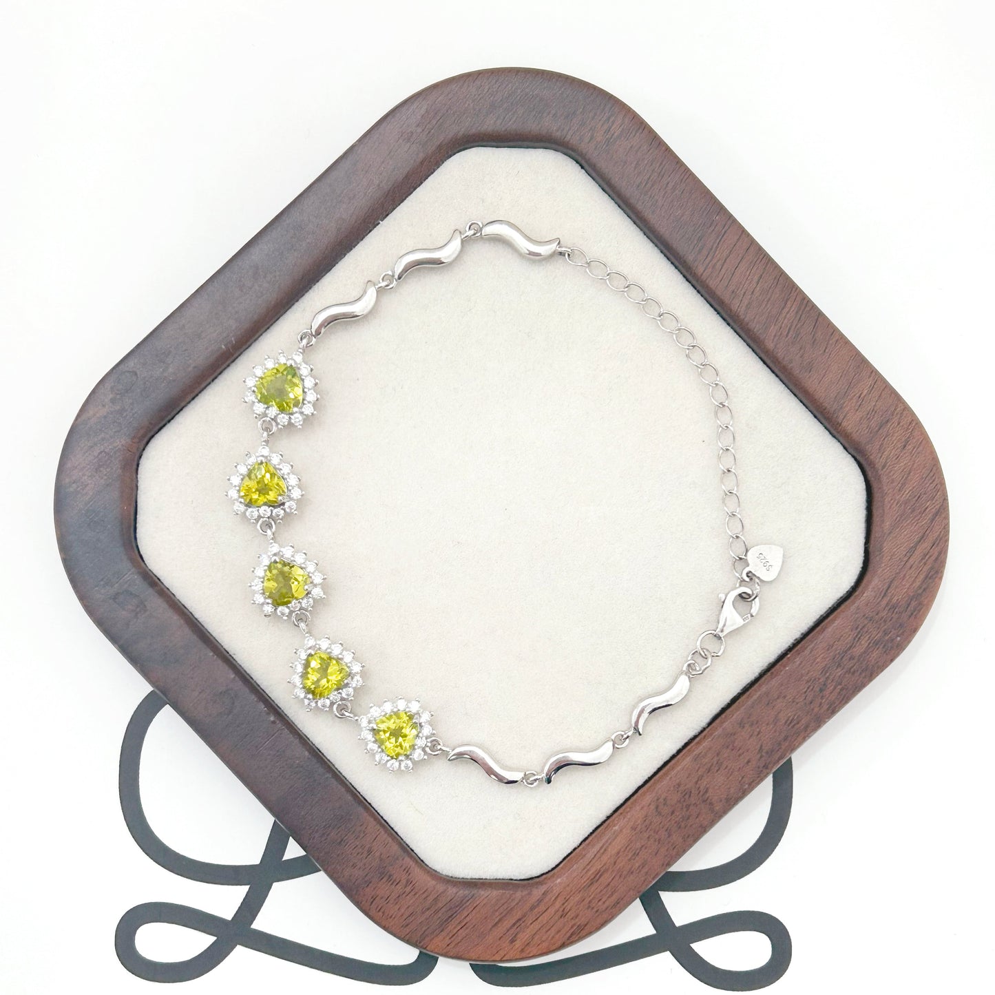 Whisper of Olive – Peridot Bracelet