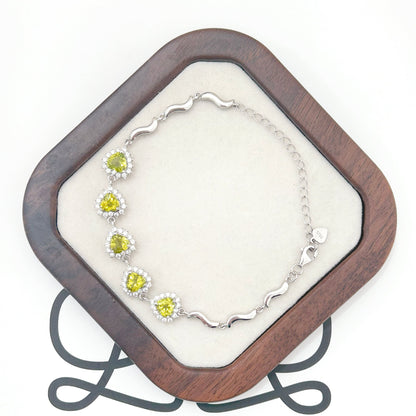 Whisper of Olive – Peridot Bracelet