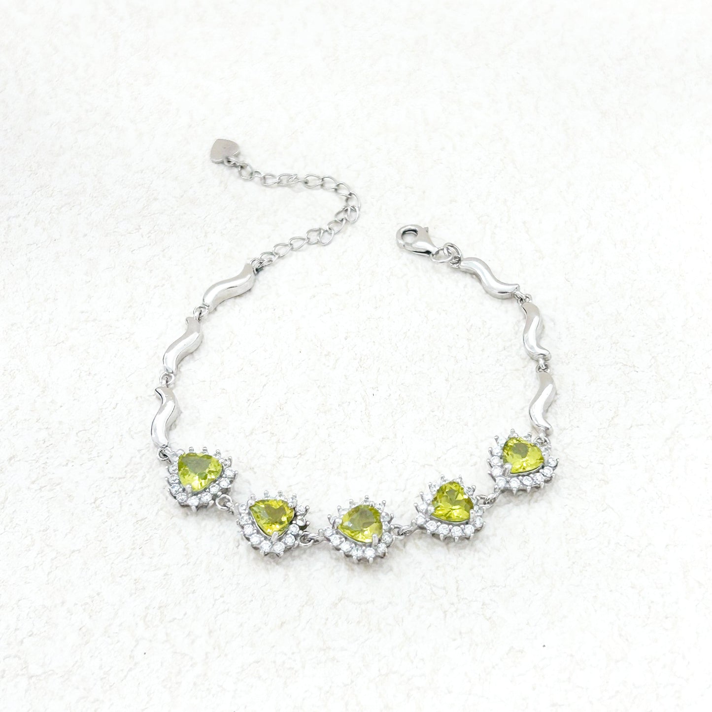 Whisper of Olive – Peridot Bracelet