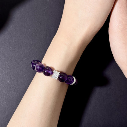 Midnight Violet - Amethyst Bracelet | Calming, Clarity & Emotional Balance