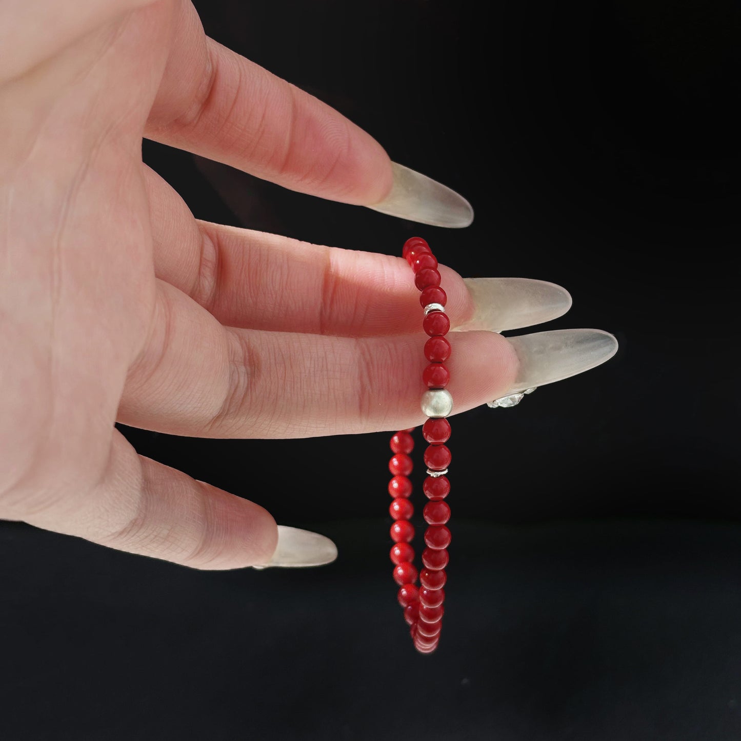 Crimson Dawn - Red Cinnabar Bracelet | Luck & Protection