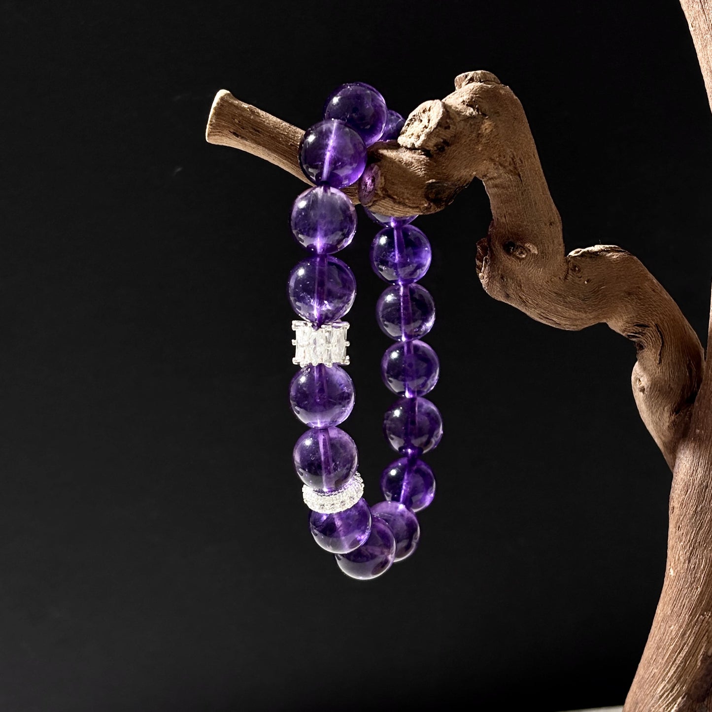 Midnight Violet - Amethyst Bracelet | Calming, Clarity & Emotional Balance